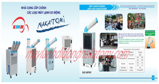 máy điều hòa không khí công nghiệp nakatomi